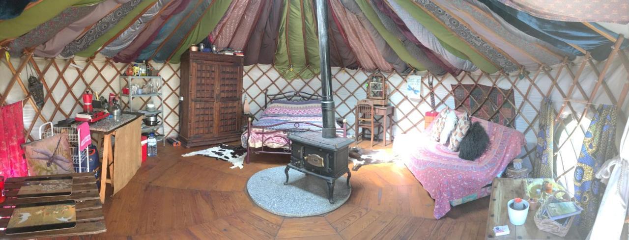 Star Gazing Luxury Yurt With River Views, Off Grid Eco Living Vale do Barco Zewnętrze zdjęcie